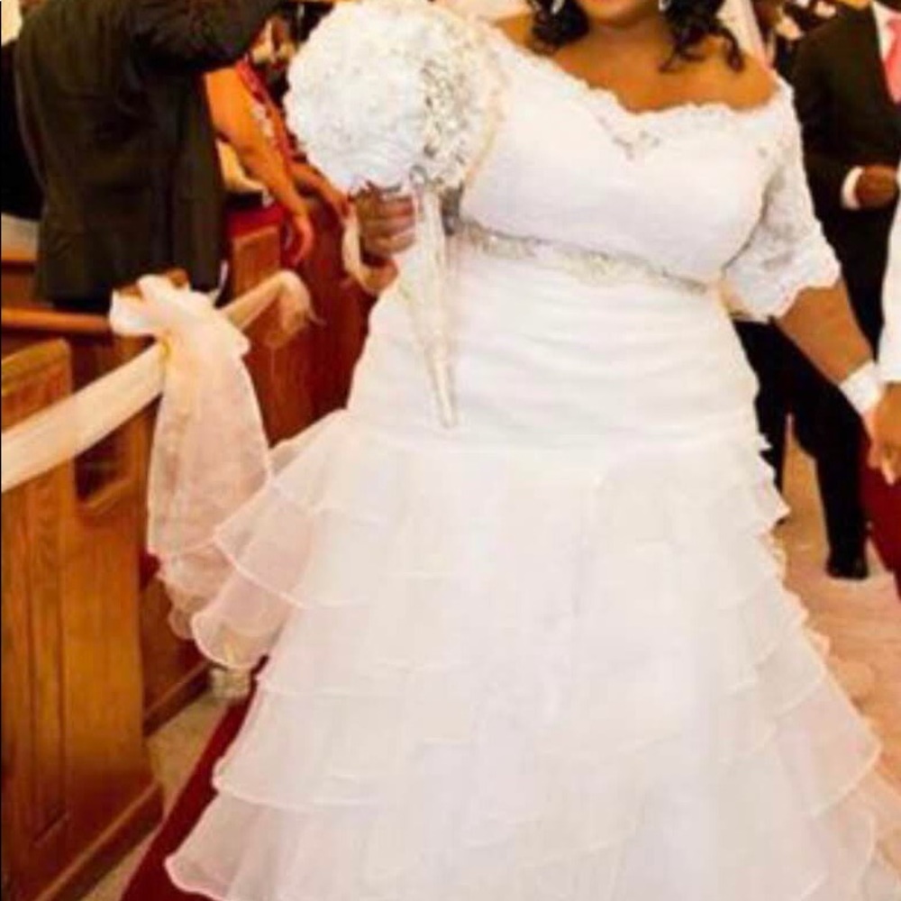 Women plus size davinci wedding dresses